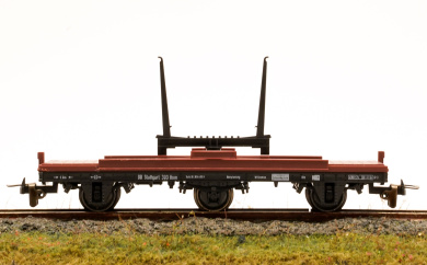 Bemo 2006 813 (H0e) – Drehschemelwagen Hsm der DB 