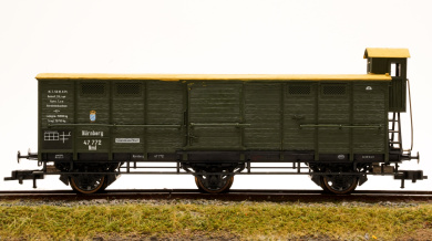 Trix 23905 – Gedeckter Güterwagen Nürnberg Nml 47 772 der K.Bay.Sts.B 