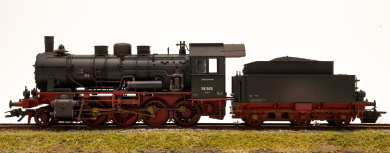 Märklin 37516 – Schlepptender-Dampflok BR 56.2-8 der DRG,digital ( mfx+/MM) & Sound & Telex & patiniert 