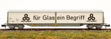 Hobbytrain 23472 (N) – Schiebewandwagen Habils der SSB Cargo 