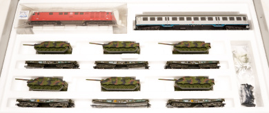 Märklin 26606 – Güterzug mit Militärgut der Bundeswehr, digital (mfx+/MM/DCC) & Sound 
