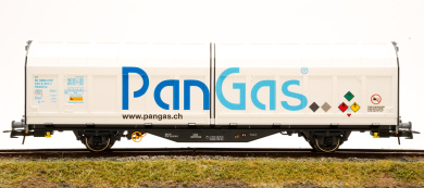 Roco 77493 – Schiebewandwagen Hbbillns -PanGas- der SBB Cargo 