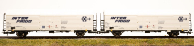 Roco 76040 – 2-tlg. Kühlwagen Set Ibbehs -Interfrigo- der SNCF 