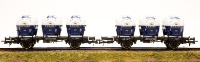 Roco 6600053 – 2-teiliges Behälterwagen-Set -Birkel- der DB 