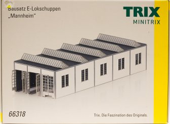 Minitrix 66318 – Bausatz E-Lokschuppen Mannheim 