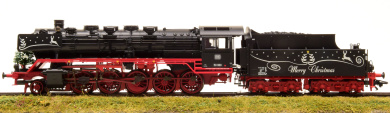 Märklin 37838 – Weihnachts-Dampflok BR 50 der DB, digital (mfx/MM) & Sound  