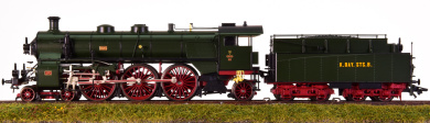 Märklin 39436 – Schlepptender-Dampflok S 3/6 -Hochhaxige- der K.Bay.Sts.B., digital (mfx+/DCC) & Sound & Rauch 
