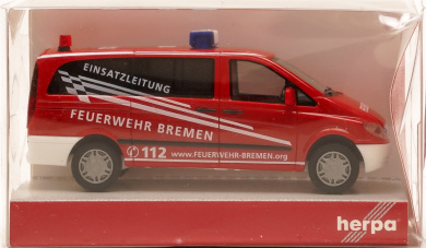 Herpa 046893 (1:87) – Mercedes-Benz Vito Bus FW Feuerwehr Bremen Einsatzleitung 