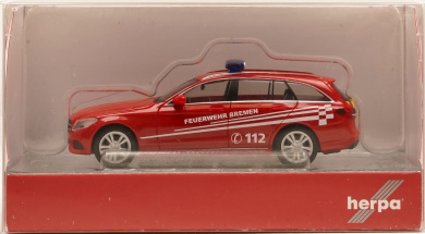 Herpa 093583 (1:87) – Mercedes-Benz C-Klasse T-Modell Feuerwehr Bremen 