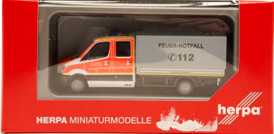 Herpa 092791 (1:87) – Mercedes-Benz Sprinter 13 DK Pritsche MZF Feuerwehr Düsseldorf  