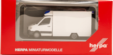 Herpa 091336 (1:87) – Mercedes-Benz Sprinter Fahrtec Koffer-RTW 