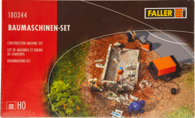 Faller 180344 (1:87) – Bausatz Baumaschinen- Set 