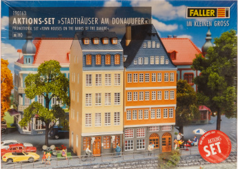 Faller 190163 (1:87) – Bausatz Aktions-Set Stadthäuser am Donauufer 