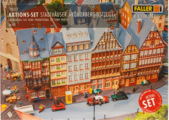 Faller 190077 (1:87) – Bausatz Aktions-Set Stadthäuser Römerberg- Ostzeile 