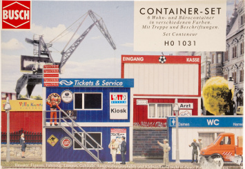 Busch 1031 (1:87) – Bausatz Container- Set 