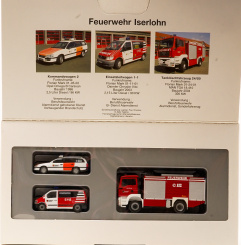Herpa 277556 (1:87) – 3-teiliges Feuerwehr-Set Iserlohn 