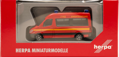 Herpa 047289 (1:87) – Mercedes-Benz Sprinter 06 Bus ELW Feuerwehr 