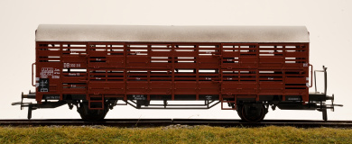 Klein Modellbahn 5054 – Verschlagwagen mit Bremserbühne Vlmmhs 62 der DB 
