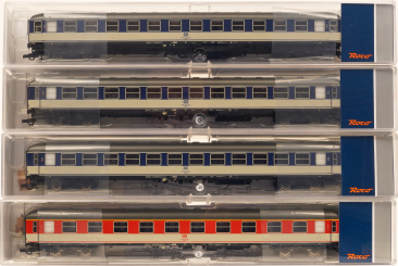 Roco 74025 – 4-teiliges Popwagen-Set City-D-Zug DC 913 -Münsterland- der DB 