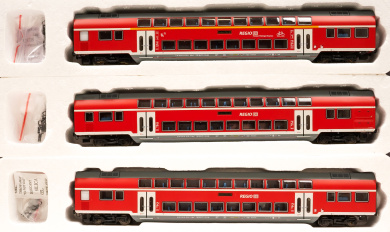 Roco 74137 – 3-teiliges Doppelstockwagen-Set der DB Regio, Innenbeleuchtung 
