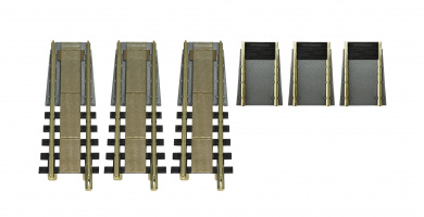 Fleischmann 665301 (AC) – Ergänzungs-Set für Drehscheibe 665201, auch für Märklin 7286 