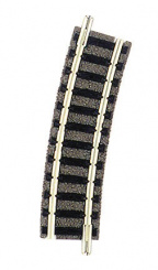 Fleischmann 9127 (N) – Gebogenes Gleis R2, 15° 