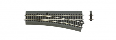 Roco 42535 – Weiche rechts Wr15 mit Handantrieb, mit Bettung 