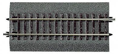 Roco 42512 – Gerades Gleis G½ mit Bettung, Länge 115 mm 