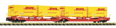 Fleischmann 6660051 (N) – Doppeltaschen-Gelenkwagen T3000e -DHL- der DB AG 
