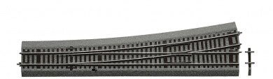 Roco 42582 – Weiche links Wl10 mit Handantrieb, mit Bettung 