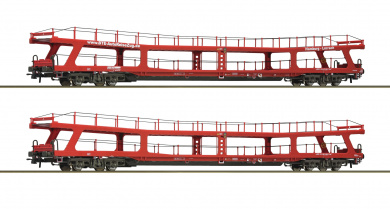 Roco 77047 – Autotransportwagen-Set DDm der BahnTouristikExpress (BTE) 