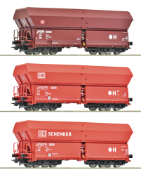 Roco 6600135 – 3-teiliges Selbstentladewagen-Set Falns der DB AG 