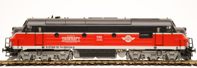 Dekas DK-8750173 (AC) – Diesellok TMX 1021 Tågkraft, digital (M4/DCC) & Sound 