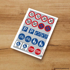 Mobax DE-W-27-H0 – Bodenmarkierungen (mehrfarbig) 