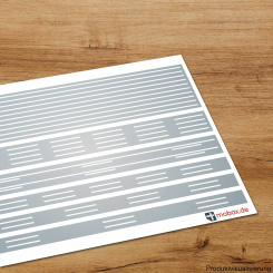 Mobax DE-W-05-H0 – Linien-Set 1 – Stadt weiß 