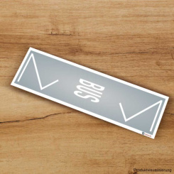 Mobax DE-W-21-H0 – Bushaltestelle weiß 