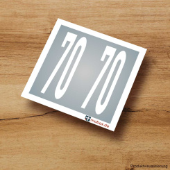 Mobax DE-W-11-7-H0 – Zahlen – Geschwindigkeitsbegrenzungen -70- 