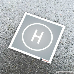 Mobax INT-W-13-H0 – Hubschrauberlandeplatz weiß 
