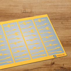 Mobax DE-G-07-H0 – Pfeile-Set Stadt / Landstraße gelb 