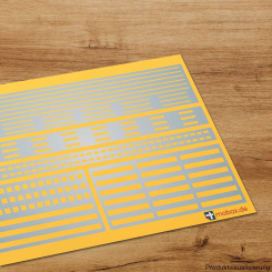 Mobax DE-G-04-H0 – Linien-Set 2 – Stadt / Landstraße gelb 