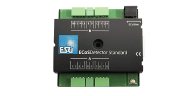 ESU 50096 – ECoSDetector Standard Rückmeldemodul für 3-Leiteranlagen. 16 Digitale Inputs. OPTO 