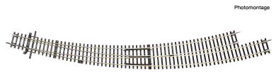 Roco 42478 – Bogenweiche links BWl9/10 ohne Antrieb (alte Artikelnummer 42476)  