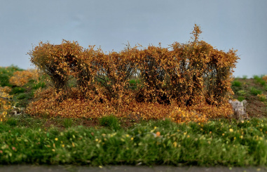 miniNatur 254-34 (H0/0) – Hecke Spätherbst, Höhe 4 cm 