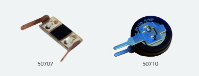 ESU 50707 – Innenbeleuchtung, Stromabnehmer (Radkontakt) für Waggons N / H0, 8er Set 