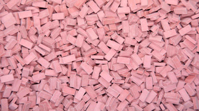 Juweela 28016 (H0) – Ziegel (NF), rot hell, ca. 3000 Stück 