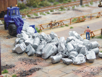 Juweela 28184 (H0) – Metallschrott Alu, 30g 