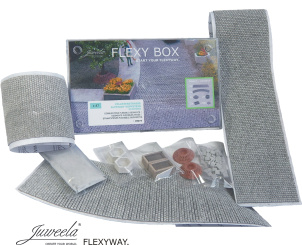 Juweela 28275 (H0) – FLEXY Startbox, Pflasterstraße Kopfstein - Altstadt 