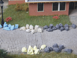 Juweela 28324 (H0) – Müllsäcke Sortiment 