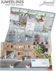 Juweela 28357 (H0) – Sortiment-Box Stadt, 10 unterschiedliche Artikel 
