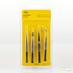 Heller 99023 – 4-teiliges Pinzettenset 